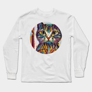 Amusing floppy cat Long Sleeve T-Shirt